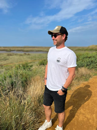 Men’s Ralph Classic Round Neck Cotton T-Shirt - Grey with Logo