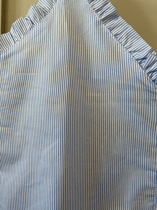 Virginia Camisole Top - Blue/White Stripe