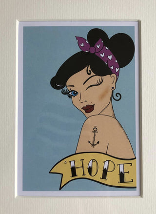 Hope Mounted Print 100% of Profits Donated to The Royal Marsden