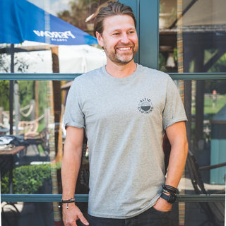 Men’s Ralph Classic Round Neck Cotton T-Shirt - White with Logo