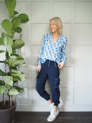 Posie Blouse - Royal Blue