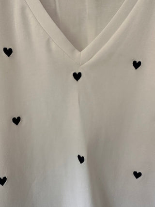 Fille V Neck T-Shirt - 4 Designs