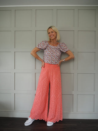 Sassie Floral Cropped Top