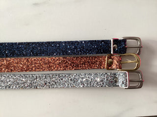 Super Sparkly Belt - Black, Gold