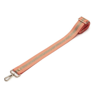 Crossbody Strap - Peach Sparkle