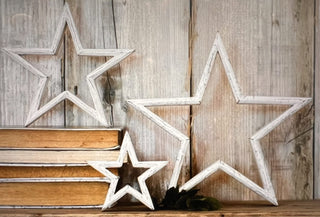 Wooden Stars - Set of Three