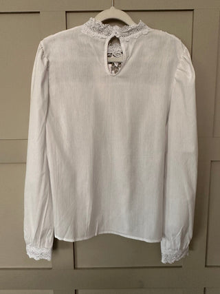Mojo High Neck Blouse - Off White