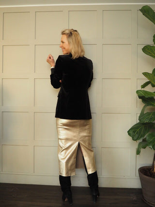 Suzanne Skirt - Gold Shimmer