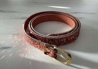 Super Sparkly Belt - Black, Gold