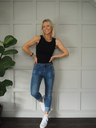 Mavis Vest/Tank Body - Black