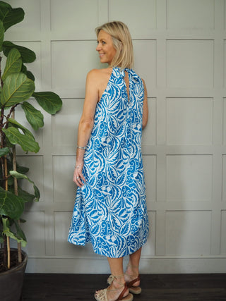 Bungi Midi Dress - Black, Blue, Red, Yellow