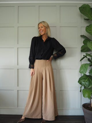 Belle Long Sleeve, Ruffle Collar Blouse, Best Seller - 9 Colours