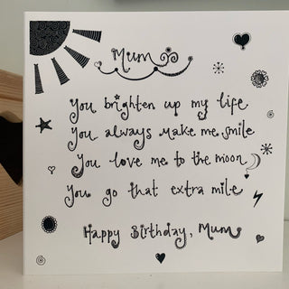 Happy Birthday Mum Card