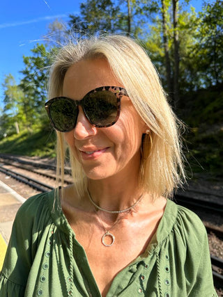 Sunglasses by Part Two - Black and Tortoise Shell