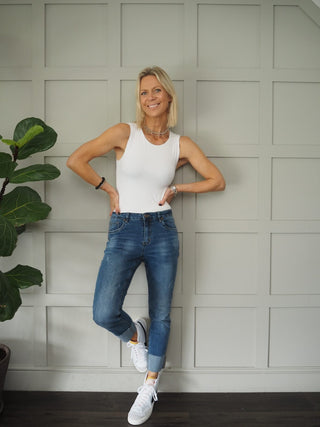 Mavis Vest/Tank Body - Black