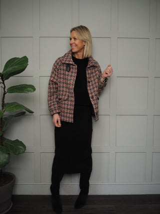 Salsa Midi Pencil Skirt - Navy Blue