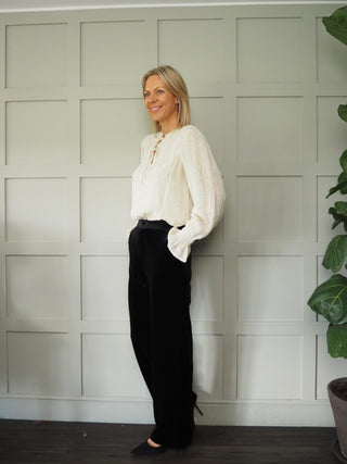 Tonika Long Sleeve Blouse by Part Two - Ecru