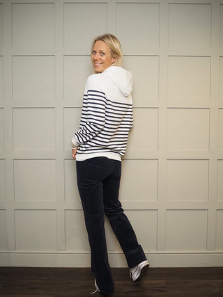 Marceo Boot Cut Corduroy Trousers - Ecru