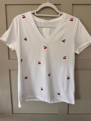 Fille V Neck T-Shirt - 4 Designs