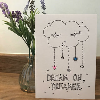 Dream On Dreamer Card