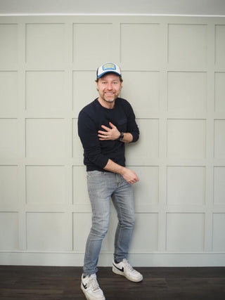 Men’s Ben Lightweight Cotton Round Neck Jumper - Navy Blue