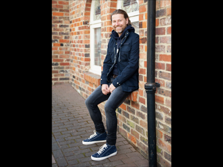 Men’s Multi Pocket Safari Style Cotton Jacket by Schott - Navy Blue