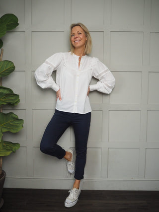 Laci Long Sleeved Blouse - Off White