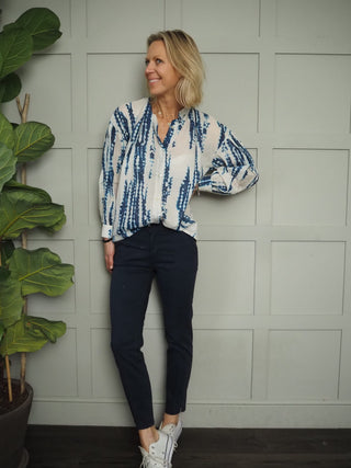 Chino Trousers - Navy Blue