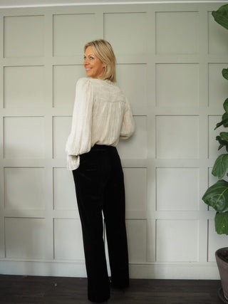 Tonika Long Sleeve Blouse by Part Two - Ecru