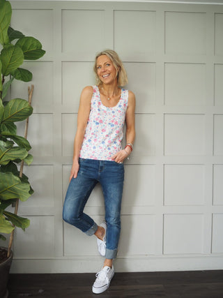 Ejay Floral Camisole Vest - Yellow