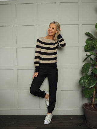 Calis Cargo Pants - Black, Khaki