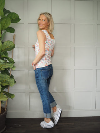 Ejay Floral Camisole Vest - Yellow