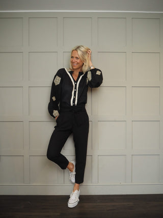 Cassie Blouse Embroidered with Fringing - Off White