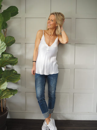 Meadow Silky Camisole - Ivory
