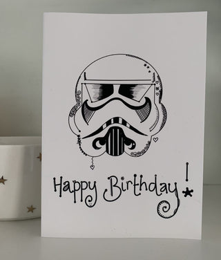 Happy Birthday Storm Trooper Card