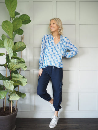 Posie Blouse - Royal Blue