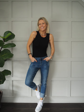 Mavis Vest/Tank Body - Black