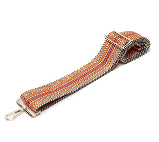 Crossbody Strap - Aztec Orange, Black Dogtooth, Orange/White, Peach Sparkle, Peacock Pink