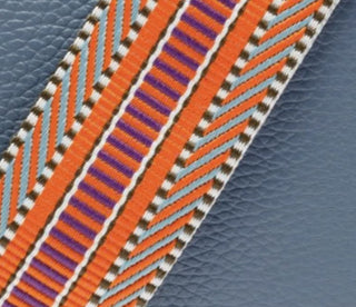 Crossbody Strap - Aztec Orange, Black Dogtooth, Orange/White, Peach Sparkle, Peacock Pink