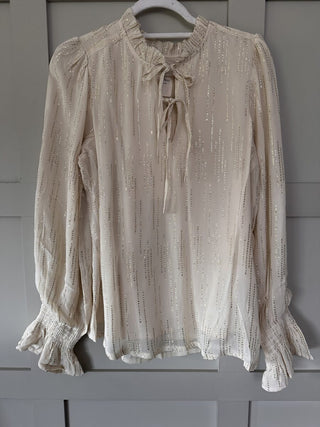 Tonika Long Sleeve Blouse by Part Two - Ecru