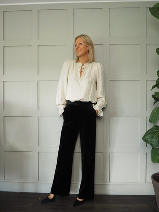 Tonika Long Sleeve Blouse by Part Two - Ecru