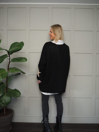 Frankie High Waist Skinny Jeans with Exposed Button Fly - Grey Washed