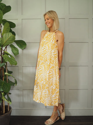 Bungi Midi Dress - Black, Blue, Red, Yellow