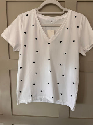 Fille V Neck T-Shirt - 4 Designs