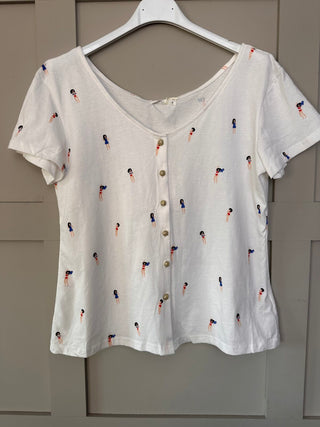 Bikini Short Sleeved T Shirt - Off White