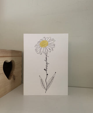 Happy Birthday Daisy Card