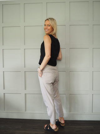 Everley Linen Waistcoat, Unlined with Faux Pockets &amp; Wooden Front Button Detail - 5 Colours