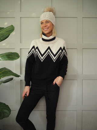 Frida Pom Pom Hat - Grey with Diamanté