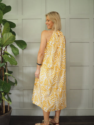 Bungi Midi Dress - Black, Blue, Red, Yellow