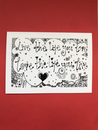 Live the Life you Love Card